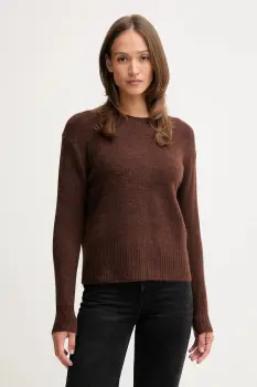 Pepe Jeans pulover din amestec de lana culoarea maro, PL7000031 imagine