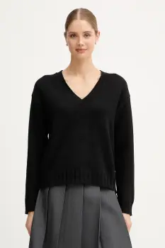 Pepe Jeans pulover din amestec de lana culoarea negru, light, PL7000001 imagine