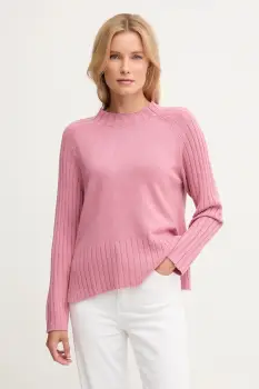 Pepe Jeans pulover din amestec de lana culoarea roz, PL7000056 imagine