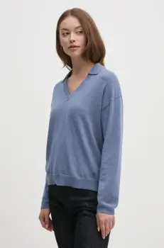 Pepe Jeans pulover din amestec de lana ISELA POLO femei, light, PL702222 imagine