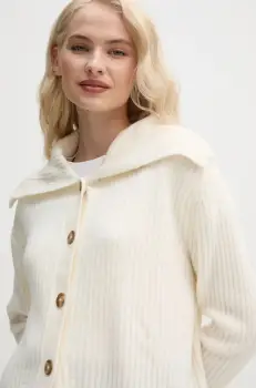 Pepe Jeans pulover IRMA CARDIGAN femei, culoarea bej, PL702189 imagine