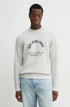 Pepe Jeans pulover LIONEL barbati, culoarea gri, PM702516 imagine