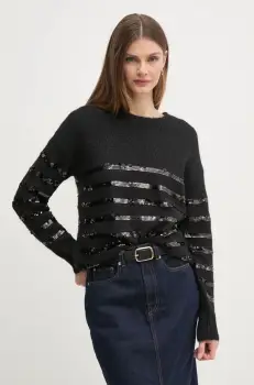 Pepe Jeans pulover NINA femei, culoarea negru, light, PL702242 imagine