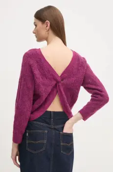 Pepe Jeans pulover NOVA femei, culoarea roz, light, PL702239 imagine