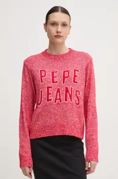 Pepe Jeans pulover PANDORA femei, culoarea rosu, PL702270 imagine