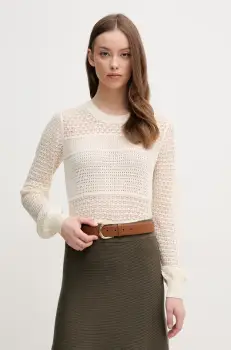 Pepe Jeans pulover PAX femei, culoarea bej, light, PL702289 imagine