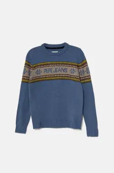 Pepe Jeans pulover pentru copii din amestec de lana DEAN light, PB701227 imagine