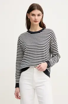 Pepe Jeans pulover POPPY femei, culoarea albastru marin, light, PL702278 imagine