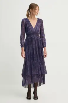 Pepe Jeans rochie ALTHEA midi, evazati, PL953637 imagine