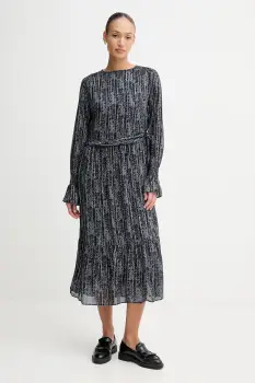 Pepe Jeans rochie culoarea bleumarin, maxi, evazati, PL9537722 imagine