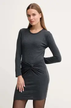 Pepe Jeans rochie culoarea gri, mini, mulata, PL9537725 imagine