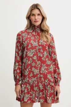 Pepe Jeans rochie culoarea portocaliu, mini, evazati, PL9537693 imagine