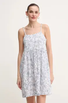 Pepe Jeans rochie din in DIVINA culoarea alb, mini, evazata, PL953702 imagine