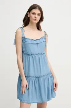 Pepe Jeans rochie ETTY mini, evazati, PL953663 imagine