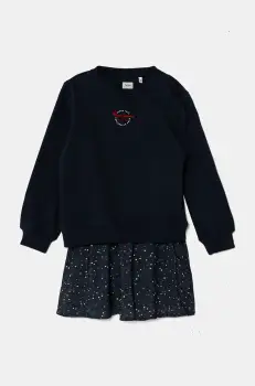 Pepe Jeans rochie fete TILDA culoarea albastru marin, mini, drept, PG951678 imagine