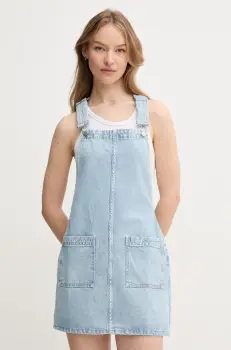 Pepe Jeans rochie jeans VESTA STUD mini, drept, PL953720 imagine