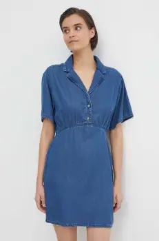 Pepe Jeans rochie mini, evazati imagine