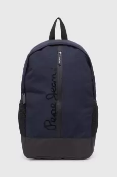Pepe Jeans rucsac barbati, culoarea albastru marin, mare, cu imprimeu imagine