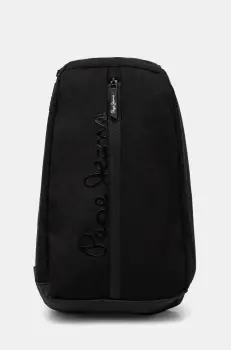 Pepe Jeans rucsac JARED CORE culoarea negru, mic, neted, PM030877 imagine
