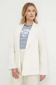 Pepe Jeans sacou de in MIRKA culoarea bej, desfacut, neted, PL402377 imagine