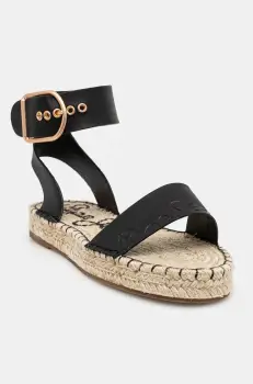 Pepe Jeans sandale ARAMI BRAND femei, culoarea negru, PLS90681 imagine