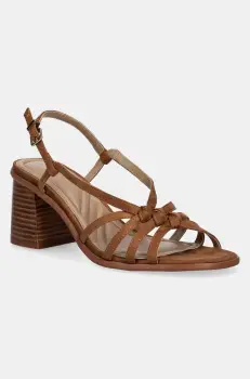 Pepe Jeans sandale ZOWI SUEDE culoarea maro, PLS90703 imagine