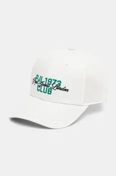 Pepe Jeans sapca de baseball din bumbac TALBOT CAP culoarea alb, modelator, PM040570 imagine