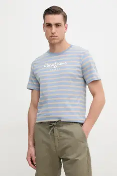 Pepe Jeans tricou din bumbac barbati, modelator imagine