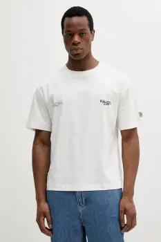 Pepe Jeans tricou din bumbac COLVILLE culoarea alb, cu imprimeu, PM509793 imagine