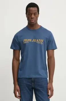Pepe Jeans tricou din bumbac DYLAN TEE barbati, cu imprimeu, PM509728 imagine