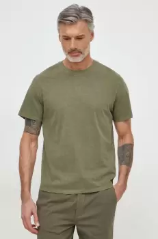 Pepe Jeans tricou din bumbac Jacko barbati, culoarea verde, neted imagine