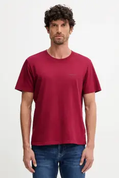 Pepe Jeans tricou din bumbac JACKO culoarea bej, uni, PM508664 imagine