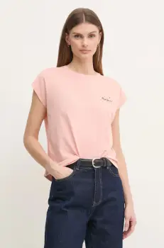 Pepe Jeans tricou din bumbac LORENA femei, PL505998 imagine