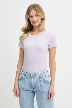 Pepe Jeans tricou NEW VIRGINIA SS N culoarea portocaliu, PL505202 imagine