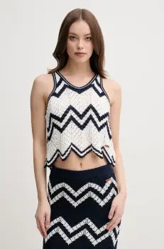 Pepe Jeans tricou OLLIE TOP femei, culoarea bej, PL702284 imagine