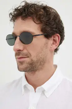 Persol ochelari de soare IDA barbati, culoarea negru, 0PO1018S imagine