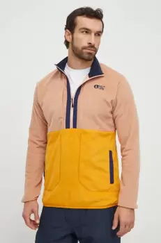 Picture hanorac Mathew culoarea galben, modelator imagine