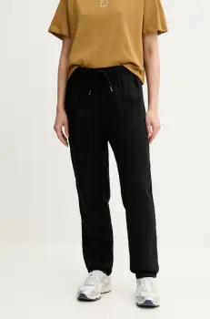 Picture pantaloni Chimany culoarea negru, drept, high waist, WJS0032 imagine