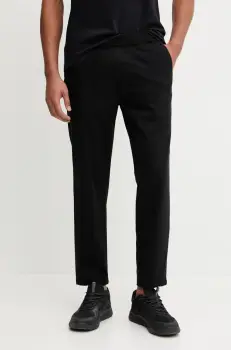 Picture pantaloni Dalaro culoarea negru, drept, MJS0084 imagine