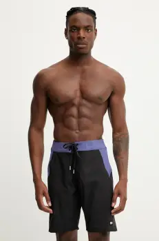 Picture pantaloni scurti de baie Journy 19 culoarea negru, MBS0080 imagine