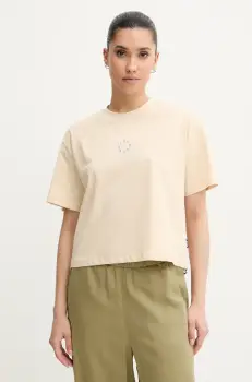 Picture tricou din amestec de in Hampy culoarea bej, WTS0570 imagine