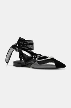 Pinko balerini de piele Gianira 30 imagine