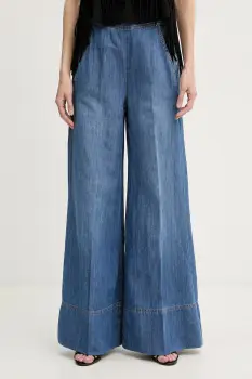 Pinko blugi wide leg de dama imagine