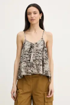 Pinko bluza cu bretele pentru femei, din bumbac imagine