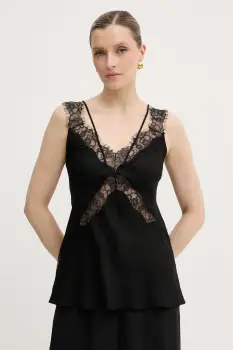 Pinko bluza cu bretele pentru femei, din vascoza imagine