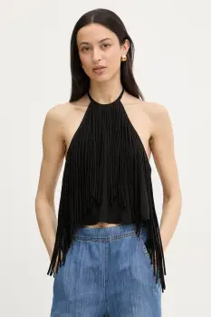 Pinko bluza halter pentru femei, cu vascoza imagine