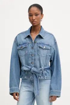 Pinko geaca de blugi pentru femei, din bumbac imagine