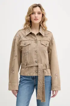 Pinko geaca jeans imagine