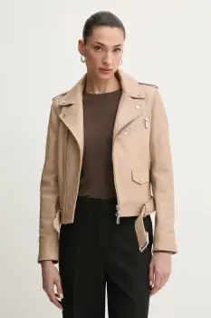 Pinko geaca ramones de piele imagine