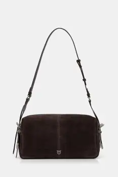 Pinko geanta baguette de dama din piele intoarsa imagine